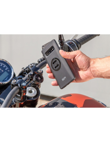Support de montage SP-CONNECT Moto Mount Pro sur pontet noir