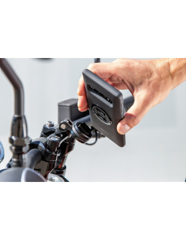Support de montage SP-CONNECT Moto Mount Pro sur pontet noir