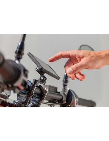 Support de montage SP-CONNECT Moto Mount Pro sur pontet noir