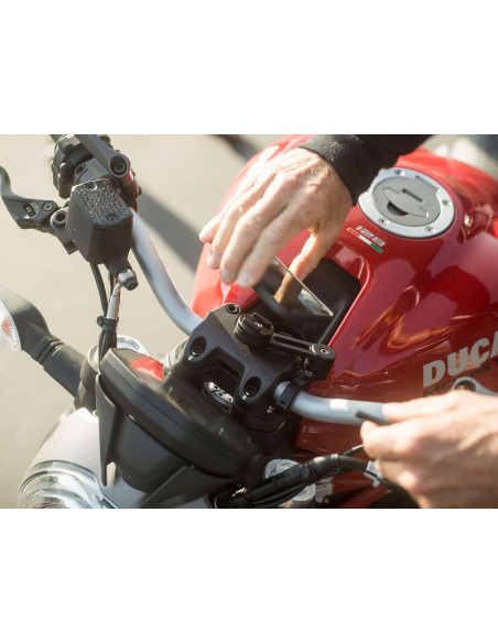 Support de montage SP-CONNECT Moto Pro sur guidon