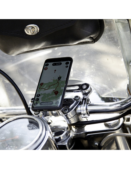 Support de montage SP-CONNECT Moto Mount Pro sur pontet chrome