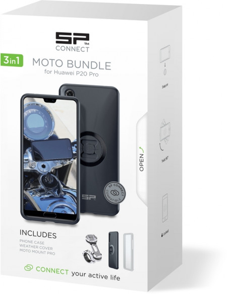 Support de montage SP-CONNECT Moto Mount Pro sur pontet chrome