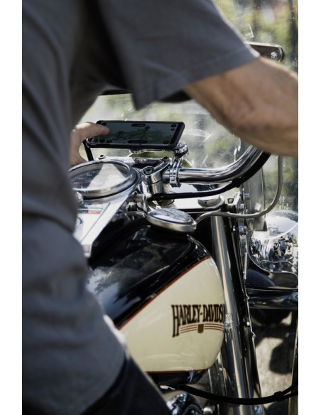 Support de montage SP-CONNECT Moto Mount Pro sur pontet chrome