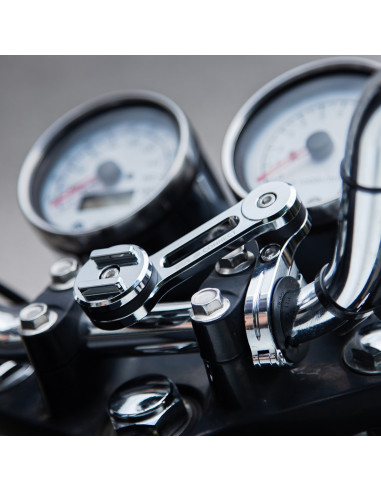 Support de montage SP-CONNECT Moto Mount Pro sur pontet chrome