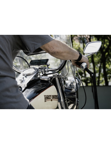 Support de montage SP-CONNECT Moto Mount Pro sur pontet chrome