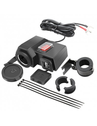 Chargeur 2 en 1 SO EASY RIDER USB Outlet Charger