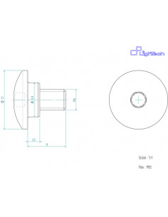 Vis LIGHTECH M6 X 11 Type 992 Ergal argent à l'unité