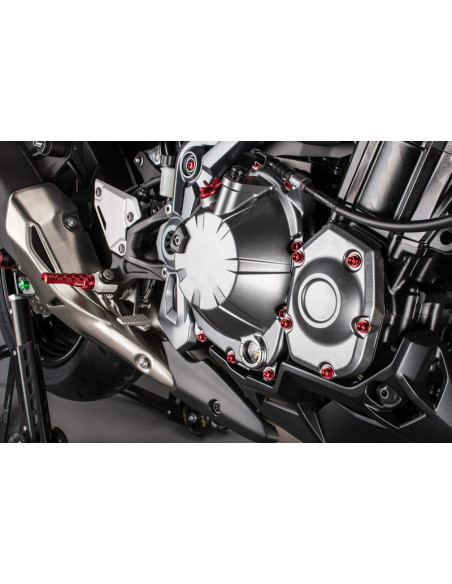 Kit vis moteur LIGHTECH noir (25 pièces) Kawasaki Z900