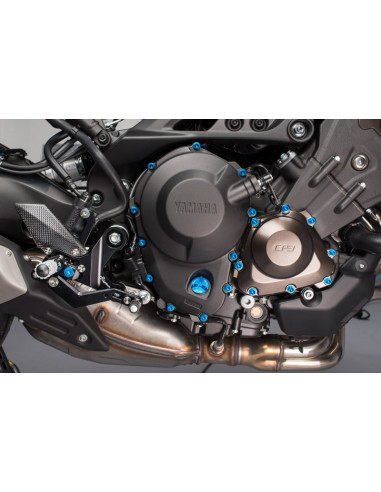 Kit vis moteur LIGHTECH cobalt alu (39 pièces) Yamaha MT-09