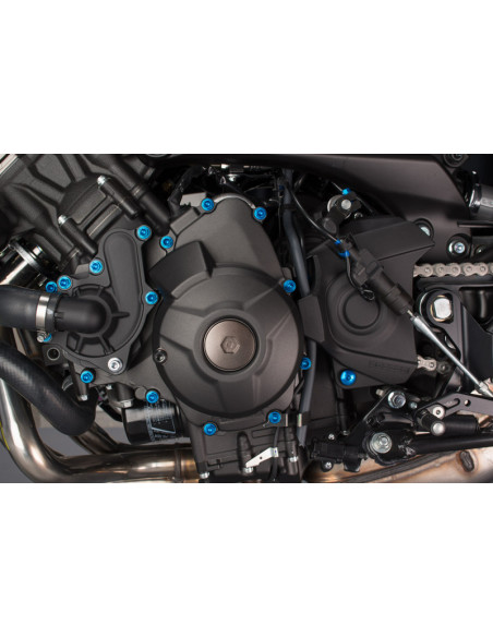Kit vis moteur LIGHTECH cobalt alu (39 pièces) Yamaha MT-09