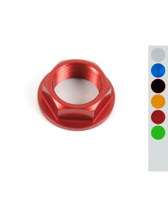 Ecrou d'axe de roue avant et arrière LIGHTECH ergal noir Aprilia Rsv4