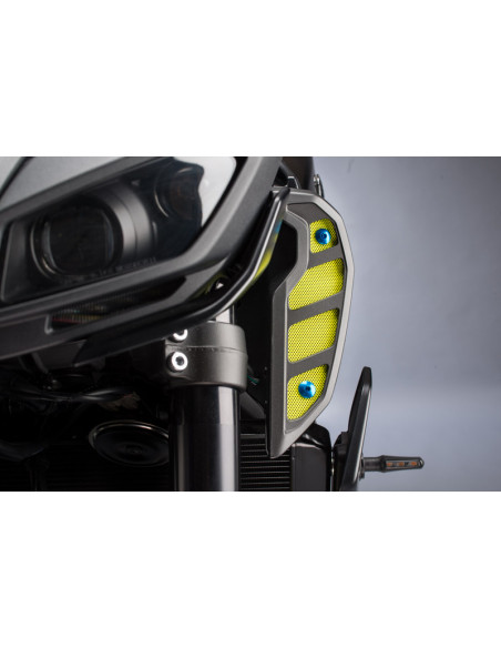 Kit vis de carénage LIGHTECH argent alu (33 pièces) Yamaha MT-09