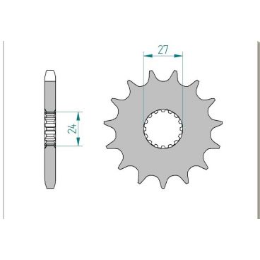 Kit chaine AFAM acier SUZUKI GSX-R 1300 R ABS L3 HAYABUSA pas 530 2013 à 2013