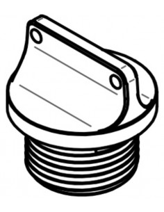 Bouchon de carter d'huile LIGHTECH 2 trous rouge M25 x 1,25 2