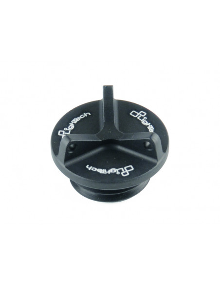Bouchon de carter d'huile LIGHTECH 3 trous noir M26 x 3