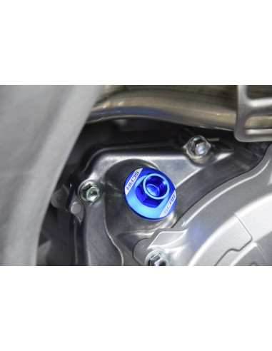 Bouchon carter huile SCAR bleu Kawasaki