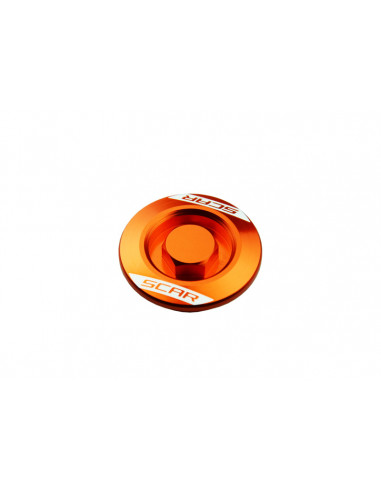 Bouchons carter moteur latéraux SCAR orange KTM