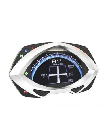 Compteur multifonctions KOSO RXF LCD noir/argent Compteur multifonctions KOSO RXF LCD noir/argent