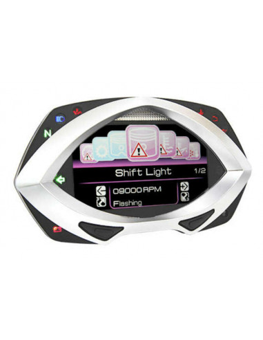 Compteur multifonctions KOSO RXF LCD noir/argent Compteur multifonctions KOSO RXF LCD noir/argent