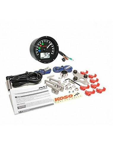 Compteur de vitesse KOSO D75 noir Compteur de vitesse KOSO D75 noir