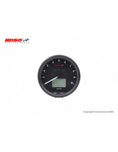 Compteur multifonctions KOSO Neo Retro 64mm TNT noir 2