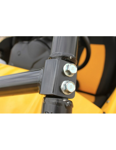 Renfort arceau avant DRAGONFIRE RacePace Flying V noir Yamaha YXZ1000R/SE