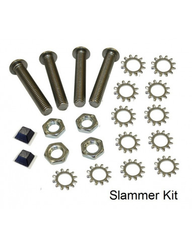 Panneau porte + kit de montage DRAGONFIRE aluminium - Polaris