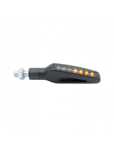 Clignotants LIGHTECH Led plastique ABS noir séquentiel