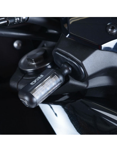 Adaptateur clignotant R&G RACING noir Kawasaki