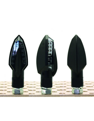 Clignotants V PARTS Spear LED noir universel