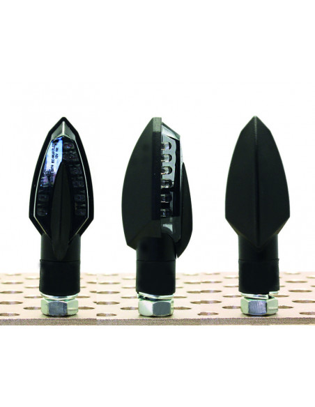 Clignotants V PARTS Spear LED noir universel