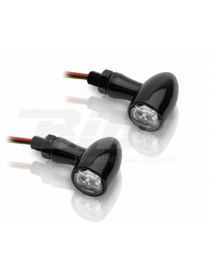 Clignotants LED V-PARTS 12V alu noir 2