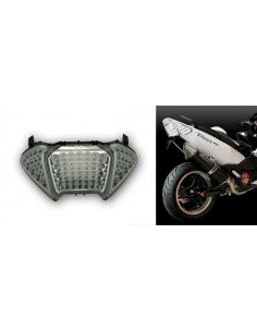 Feu arrière moto Mini Oval Fumé Chaft - Feux arrières - Eclairages - Moto &  scooter
