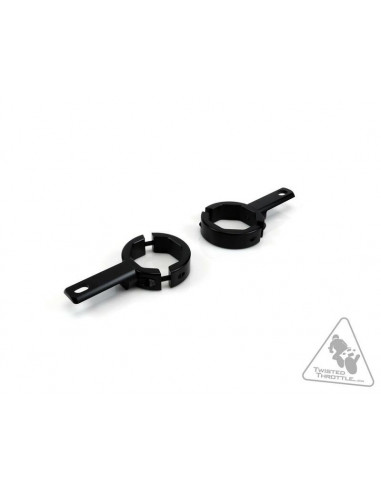 Support éclairage DENALI tubes de fourche Ø39-49mm noir