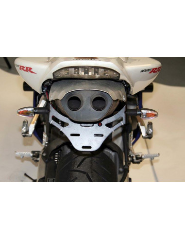 Support de plaque R&G RACING noir Honda CBR600RR/1000RR Fireblade