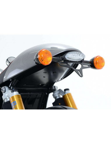 Support de plaque R&G RACING noir Triumph Thruxton/Thruxton R