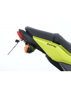 Support de plaque R&G RACING noir compatible clignotants origine Honda MSX125 2