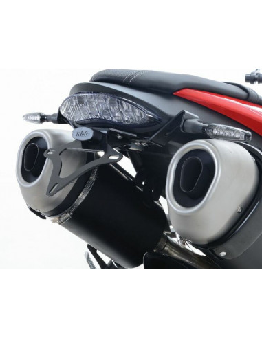 Support de plaque R&G RACING noir Triumph Speed Triple S