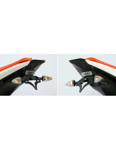 SUPPORT DE  PLAQUE DERBI GPR 125 09-11