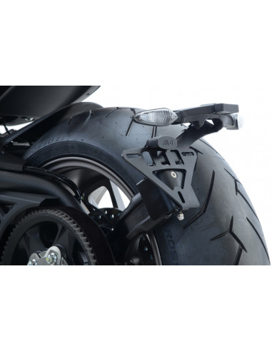 Support de plaque R&G RACING noir Ducati X Diavel