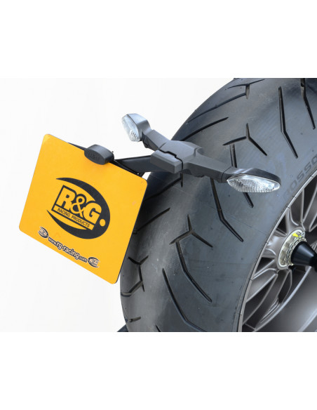Support de plaque R&G RACING noir Ducati X Diavel