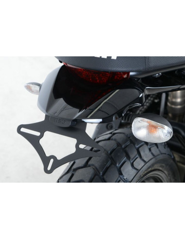 Support de plaque R&G RACING noir Ducati Scrambler Sixty2