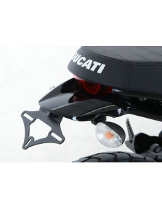 Support de plaque R&G RACING noir Ducati Scrambler Sixty2 2