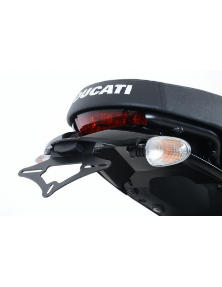 Support de plaque R&G RACING noir Ducati Scrambler Sixty2