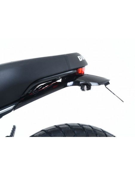 Support de plaque R&G RACING noir Ducati Scrambler Sixty2