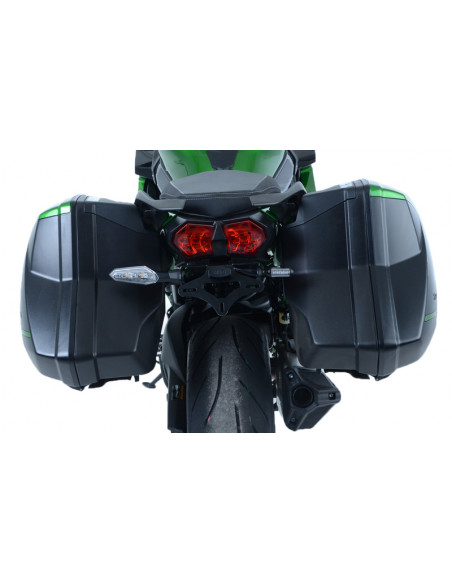 Support de plaque R&G RACING noir Kawasaki H2 SX