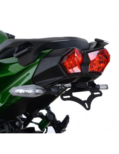 Support de plaque R&G RACING noir Kawasaki H2 SX