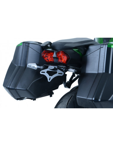 Support de plaque R&G RACING noir Kawasaki H2 SX
