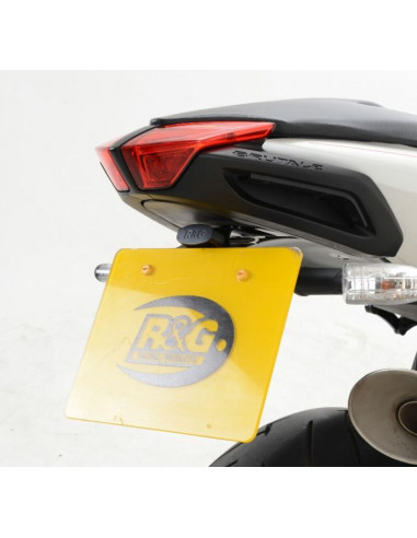 Support de plaque R&G RACING noir MV Agusta Brutale 1090