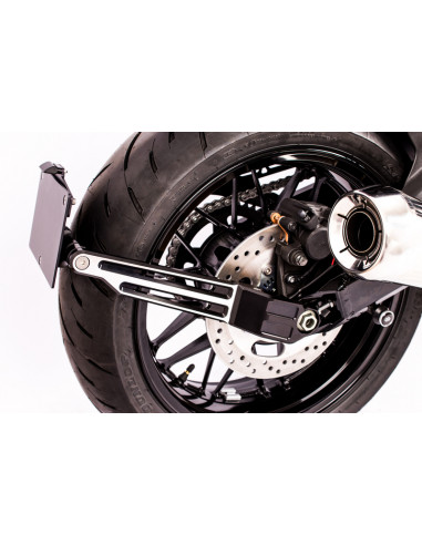 Support de plaque GILLES TOOLING noir/argent